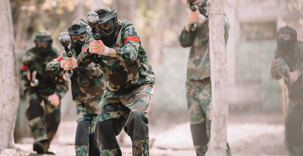 paintball en équipe